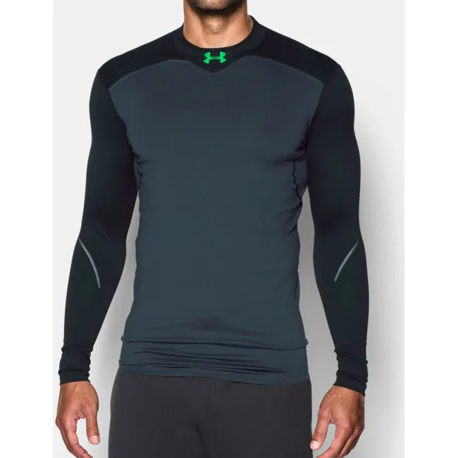Компрессионная футболка Under Armour ColdGear® Armour Elements Mock Stealth Gray