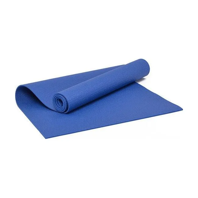 Коврик для фитнеса и йоги POWER SYSTEM PS-4014 PVC Blue (173x61x0.6)