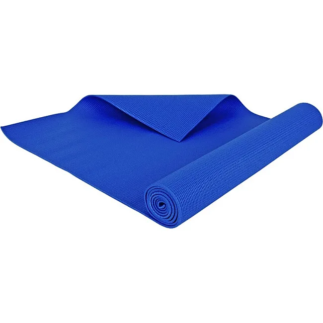 Коврик для фитнеса и йоги POWER SYSTEM PS-4014 PVC Blue (173x61x0.6)