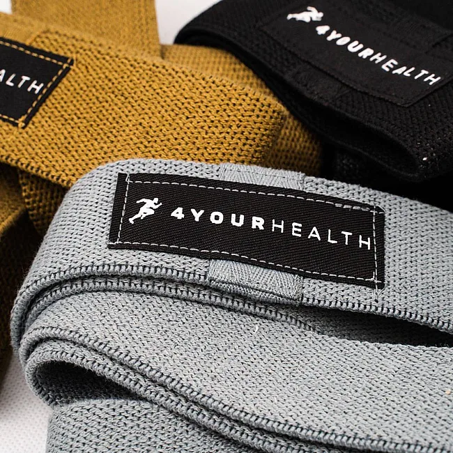 Набор тканевых эспандеров 3шт 4YOURHEALTH 208см. (25/35/45кг.)
