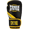 Перчатки для бокса POWER SYSTEM PS 5005 Black/Yellow 16 унций