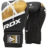 Перчатки для бокса RDX F7 Ego Black Golden