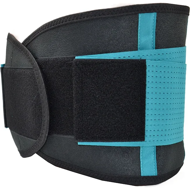 Пояс для похудения и поддержки MADMAX FA-277 Black/turquoise