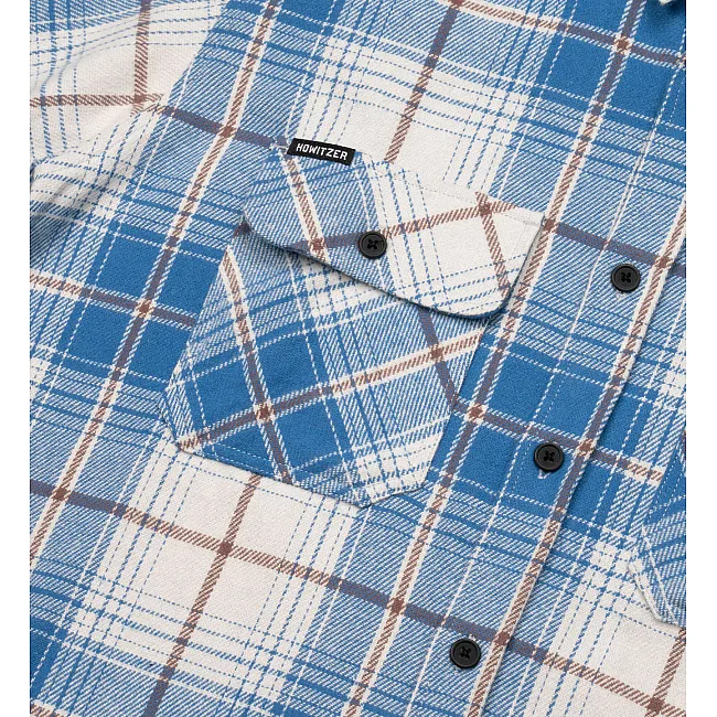Рубашка HOWITZER Fleet Flannel Blue Grey