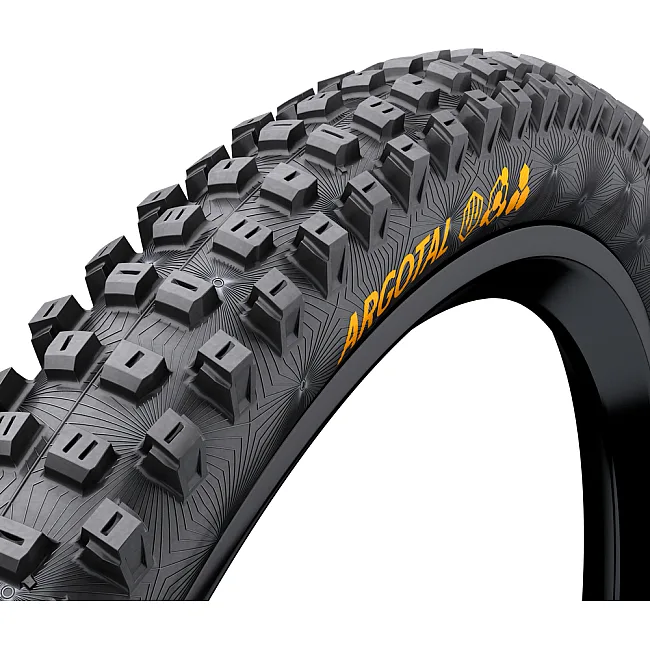 Велопокрышка бескамерная CONTINENTAL Argotal Downhill Soft 27.5 x 2.40 черная складная skin