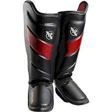 Защита голени и стопы Hayabusa T3 Striking Black Red