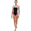 Купальник подростковый слитный SP-SPORT PL-7831 8-16лет (Черный-голубой-розовый)