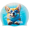 Шапочка для бассейна силиконовая для взрослых MADWAVE Corgi HQ M055441 (Голубой)