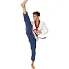 Добок для тхеквондо ADIDAS POOMSAE для мальчиков | бело-синий | adiTPYM02