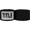 Бинты для бокса TITLE Boxing Semi Elastic 210" Extra Long Black Reg