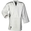 Кімоно для дзюдо Adidas Champion III з ліцензією IJF (білий/чорні смуги) J-IJF-2