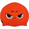 Двухсторонняя шапочка для плавания силиконовая для взрослых MADWAVE Reverse Angry M055434 (Красный-черный)