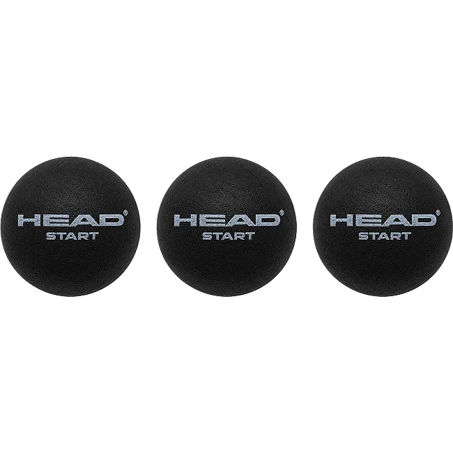 Набор мячей для сквоша HEAD Tournament 287336 (Черный)