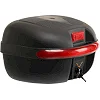 Центральный кофр задний для мотоцикла пластиковый Top Case JUHAO M-938 1шт 39x36x28см (Черный-красный)