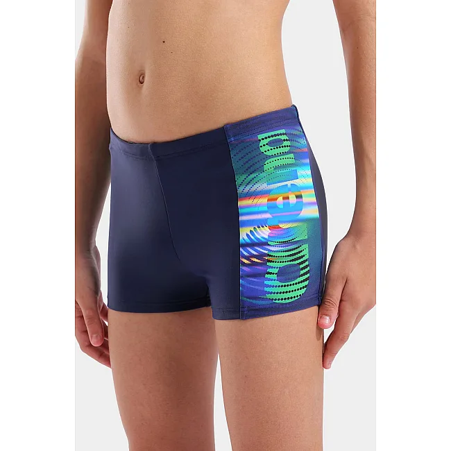 Плавки для хлопчиків Arena LIT LOGO SWIM SHORT синій (для дітей)