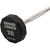 Штанга неразборная с фиксированным весом прямая PEV HAMMER STRENGHT TA-9979-20 (Черный)