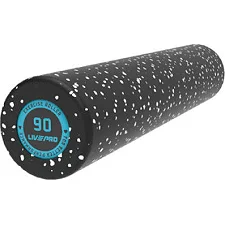 Массажный ролик EPP FOAM ROLLER черный 90х15см