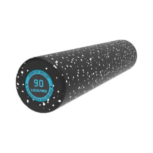 Массажный ролик EPP FOAM ROLLER черный 90х15см