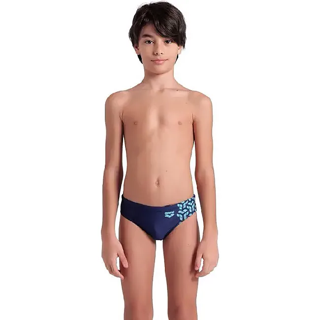 Плавки детские Arena KIKKO V SWIM BRIEFS GRAPHIC синий, бирюзовый