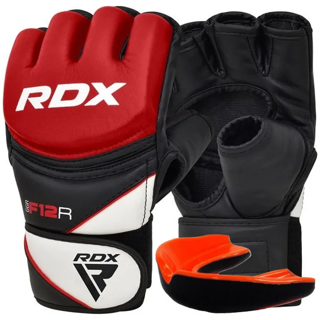 Перчатки для ММА RDX F12 Model GGRF Red (капа в комплекте)