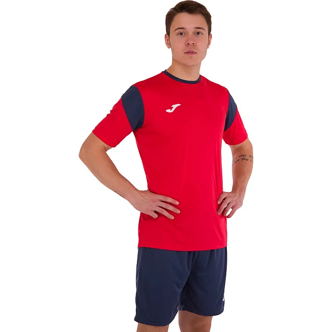 Футбольная форма
 комплект футболка и шорты JOMA

 PHOENIX 102741-603 4XS-XXL (Красный-темно-синий)