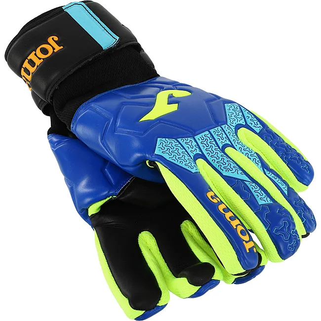 Вратарские перчатки
 профессиональные с защитой пальцев JOMA

 BRAVE 401366-721 (Синий-желтый)