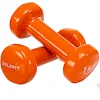 Гантели для фитнеса виниловые ZELART Beauty TA-5225-1 2шт 1кг (Коралловый)