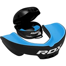 Капа для бокса RDX 3w взрослая (возраст 12+) Black/Blue