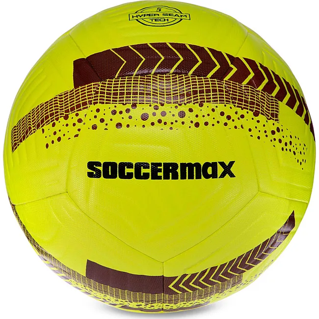 Футбольный мяч
 HYBRID SOCCERMAX FIFA FB-3113 №5 PU (Желтый-бордовый)