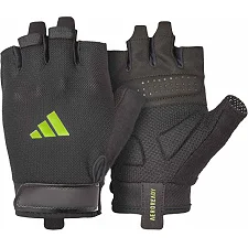 Рукавички для тренінгу Adidas Essential Training Gloves чорний, зелений M