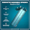 Бутылка для воды ION8 1000мл. BPA Free, Times To Drink, (ЭКО бутылка) BPA Free, Teal &amp; Blue
