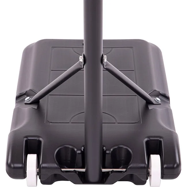 Мобильная баскетбольная стойка
 с регулируемой высотой SP-SPORT
 JUNIOR S018
 75x45х13см кольцо ø38см
 165-210см