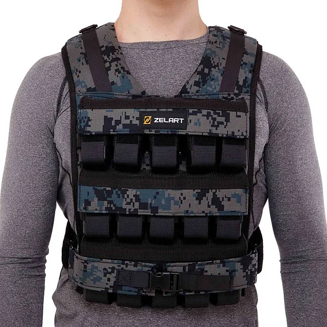 Утяжелительный жилет
 с регулируемым весом ZELART
 WEIGTH VEST TA-7817-30 вес-1-30кг