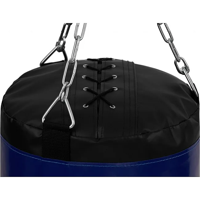 Боксерський мішок EDGE Lords 160*40см. вага 47 кг. EWW наповнений Black/Blue
