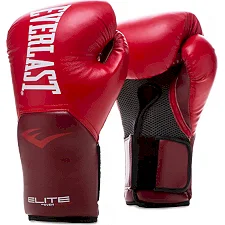 Боксерские перчатки Everlast ELITE TRAINING GLOVES пламя красное 14 унций