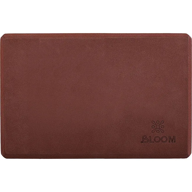 Блок для йоги
 BLOOM YOGA BRICK LB7041 (Коричневый-белый)