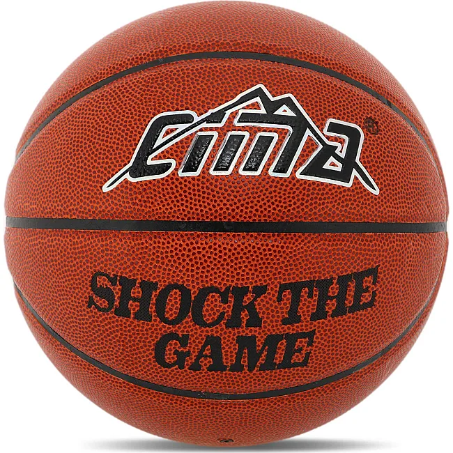Баскетбольний м'яч
 CIMA BA-9036 SHOCK THE GAME
 7 (Коричневий)