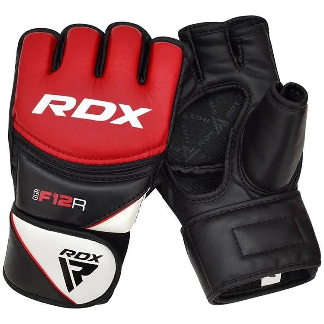 Перчатки для ММА RDX F12 Model GGRF Red (капа в комплекте)