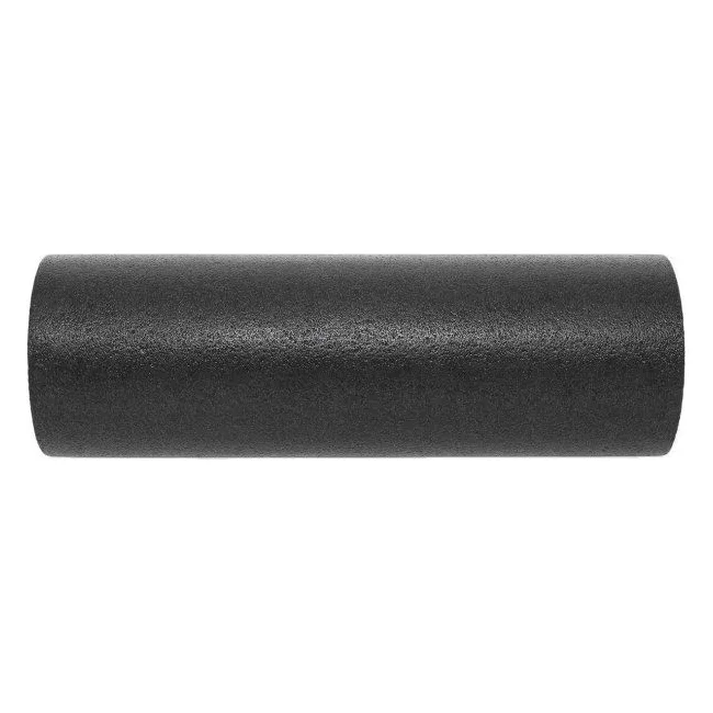 Массажный ролик (роллер) гладкий PowerPlay 4021 Fitness Roller Черный (30x15см.)