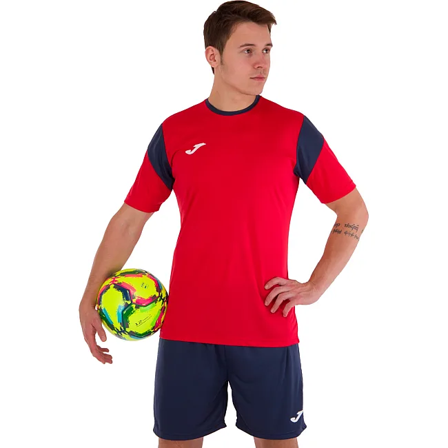 Футбольная форма
 комплект футболка и шорты JOMA

 PHOENIX 102741-603 4XS-XXL (Красный-темно-синий)