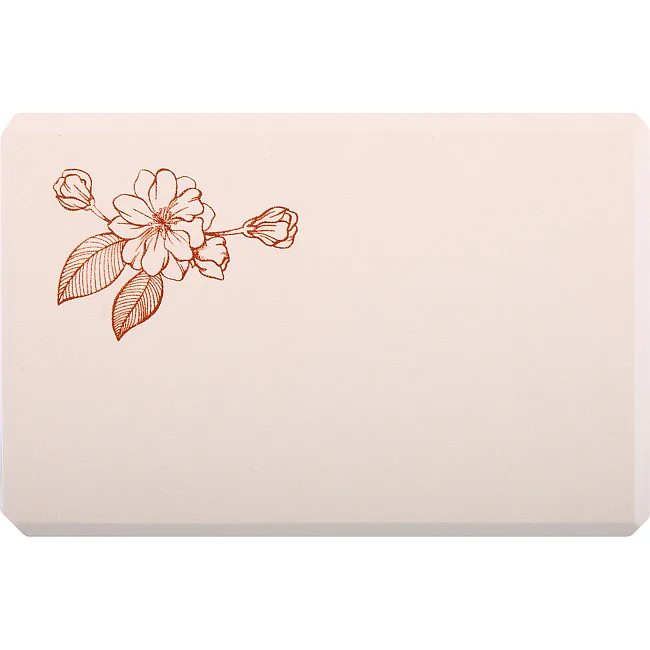 Блок для йоги
 BLOOM YOGA BRICK LB7041 (Коричневый-белый)