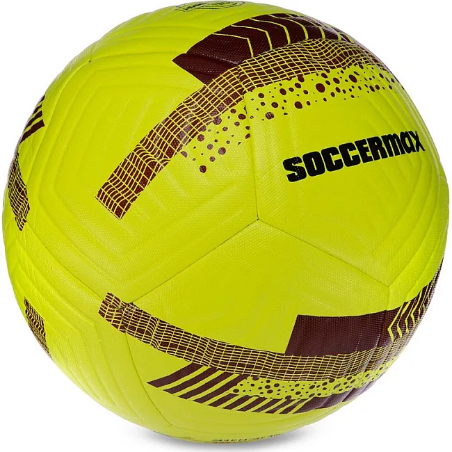 Футбольный мяч
 HYBRID SOCCERMAX FIFA FB-3113 №5 PU (Желтый-бордовый)