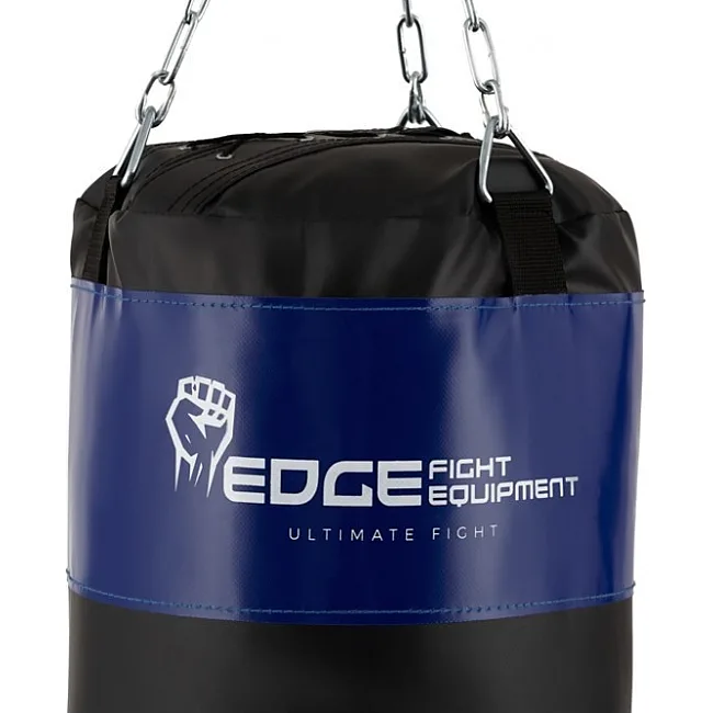 Боксерський мішок EDGE Lords 160*40см. вага 47 кг. EWW наповнений Black/Blue