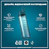 Бутылка для воды ION8 1000мл. BPA Free, Times To Drink, (ЭКО бутылка) BPA Free, Teal &amp; Blue