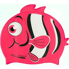 Шапочка для плавания детская Aqua Speed ​​ZOO NEMO 5756 коралловая рыбка