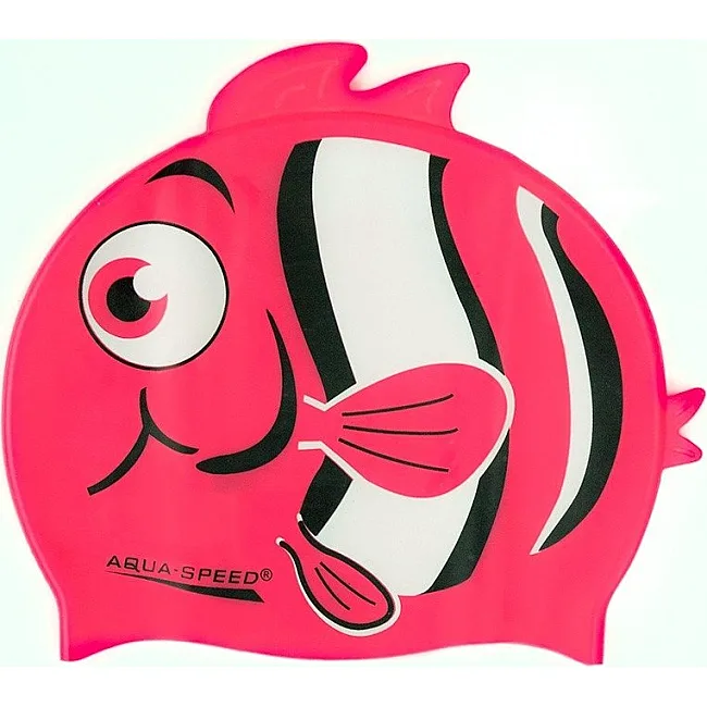 Шапочка для плавания детская Aqua Speed ​​ZOO NEMO 5756 коралловая рыбка