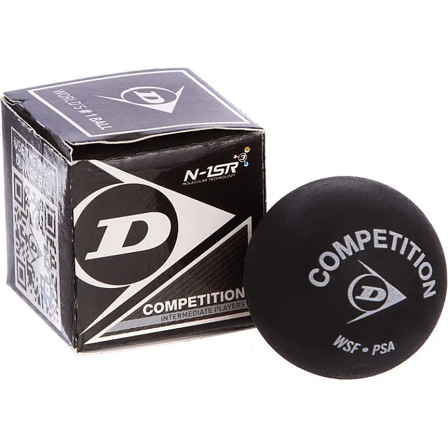 Мяч для сквоша DUNLOP REV COMP XT SINGLE DOT DL700112 1шт