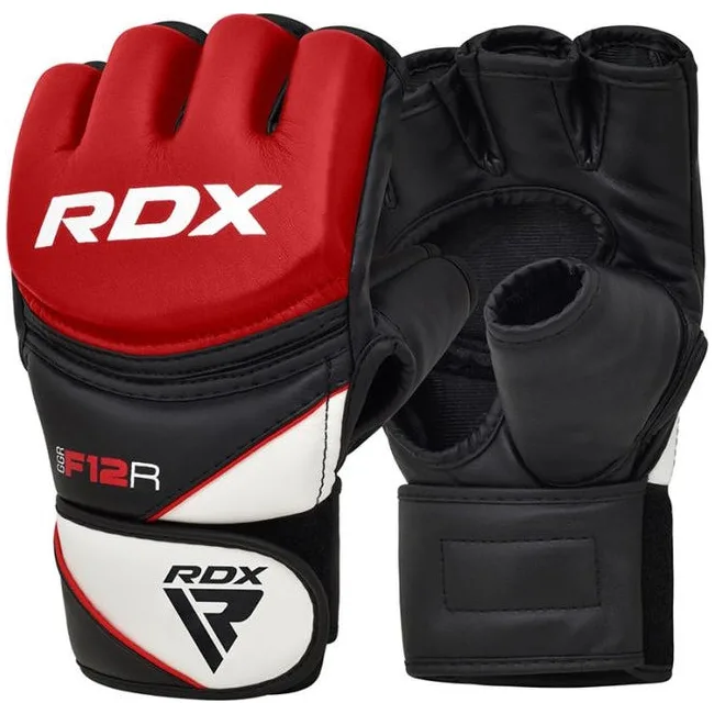 Перчатки для ММА RDX F12 Model GGRF Red (капа в комплекте)
