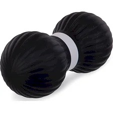 М'яч масажний подвійний для МФР та самомасажу Duoball SP-SPORT FI-0728 ø6,5см (Чорний)