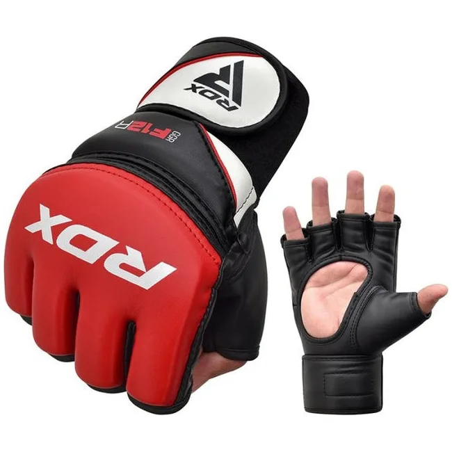 Перчатки для ММА RDX F12 Model GGRF Red (капа в комплекте)